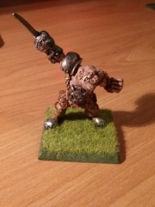 Photo showing Morg 'n' Thorg, from Games Workshop's Blood Bowl
